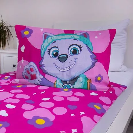 Mancs Őrjárat Pawsome gyerek, ovis ágyneműhuzat 100×135cm, 40×60 cm