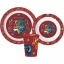 Harry Potter School Shields étkészlet, micro műanyag szett, pohárral 260 ml