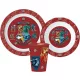 Harry Potter School Shields étkészlet, micro műanyag szett, pohárral 260 ml