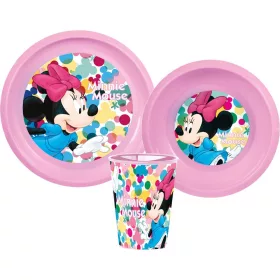 Disney Minnie Feel Good étkészlet, műanyag szett