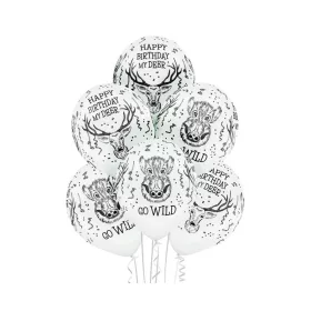 Szarvas Wild léggömb, lufi 6 db-os 12 inch (30 cm)