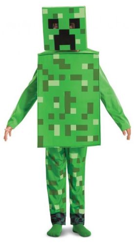Minecraft Creeper Green jelmez 7-8 év