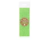 Zöld Lime Green Chevron papír szívószál 12 db-os
