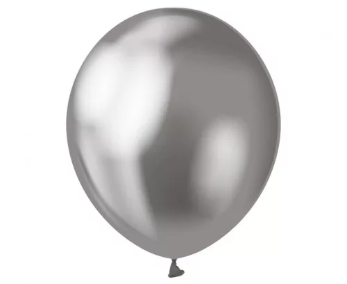 Szürke Platinum léggömb, lufi 7 db-os 12 inch (30 cm)