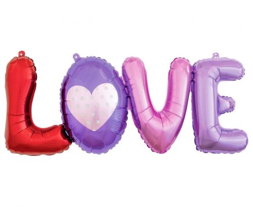 Love Colorful fólia lufi 74x29 cm
