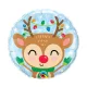 Rénszarvas Reindeer Karácsonyi fólia lufi 46 cm