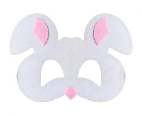 Nyuszi Rabbit filc maszk 18,5 cm