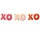 Szerelem XOXO felirat 200 cm