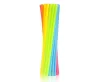 Színes Colorful műanyag szívószál 10 db-os