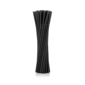 Fekete Black műanyag szívószál 50 db-os