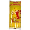 Színes Yellow műanyag szívószál 50 db-os