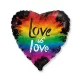 Szerelem Love is Love fólia lufi 46 cm
