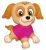 Kutyás Puppy fólia lufi 36 cm (WP)