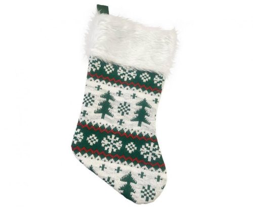 Karácsonyfa Trees Karácsonyi kandalló zokni, csizma 41 cm