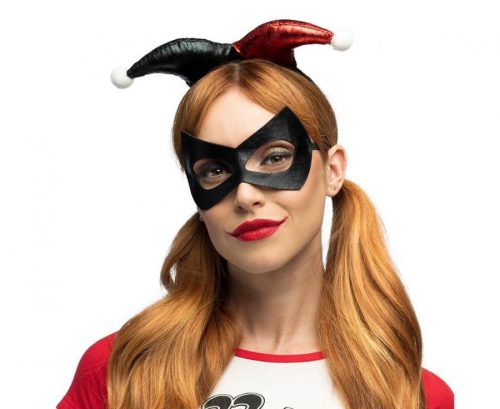 Színes Harlequin jelmez kiegészítő szett