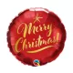 Karácsonyi Merry Christmas Red fólia lufi 46 cm