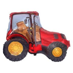 Traktor Red fólia lufi 94 cm (WP)