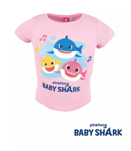 Baby Shark Fun gyerek rövid póló, felső 2 - 6 év / 92 - 116 cm