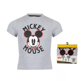   Disney Mickey Grey gyerek rövid póló, felső 2 - 8 év / 92 - 128 cm