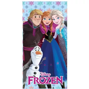   Disney Jégvarázs Friends fürdőlepedő, strand törölköző 70x140 cm (Fast Dry)