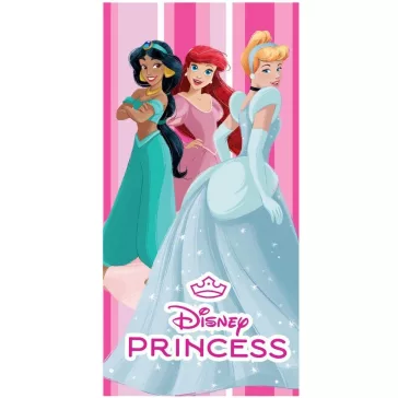   Disney Hercegnők Royal Charm fürdőlepedő, strand törölköző 70x140 cm (Fast Dry)