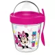 Disney Minnie Chill pohár snack tartó fedéllel és kanállal 350 ml