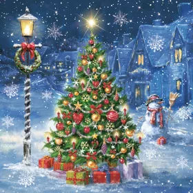 Karácsonyi Xmas Eve szalvéta 20 db-os 33x33 cm
