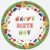 Happy Birthday Building Blocks papírtányér 8 db-os 22,7 cm