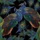 Állatos Peacocks with Feathers szalvéta 20 db-os 33x33 cm