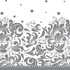 Díszes Silver szalvéta 20 db-os 33x33 cm