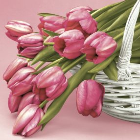 Tulipán Falling szalvéta 20 db-os 33x33 cm