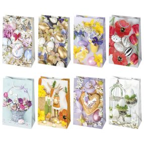   Húsvét Eggs papír ajándéktasak, ajándékzacskó 16x24x7 cm