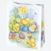 Húsvét Flowers papír ajándéktasak, ajándékzacskó 19x23x10,5 cm