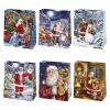 Karácsonyi Wonderland papír ajándéktasak, ajándékzacskó 19x23x10,5 cm