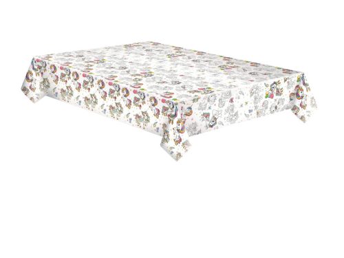 Unikornis Colourful papír asztalterítő 120x180 cm