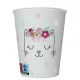 Cicás Flowers Wreath papír pohár 8 db-os 250 ml