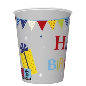   Happy Birthday Gifts and Garlands papír pohár 8 db-os 250 ml