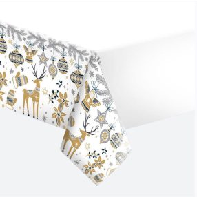 Karácsonyi Nordic Style papír asztalterítő 120x180 cm
