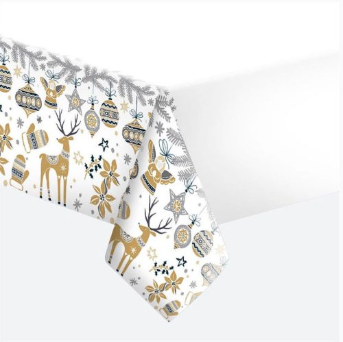 Karácsonyi Nordic Style papír asztalterítő 120x180 cm