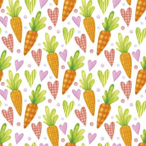 Húsvét Sweet Carrots szalvéta 20 db-os 33x33 cm