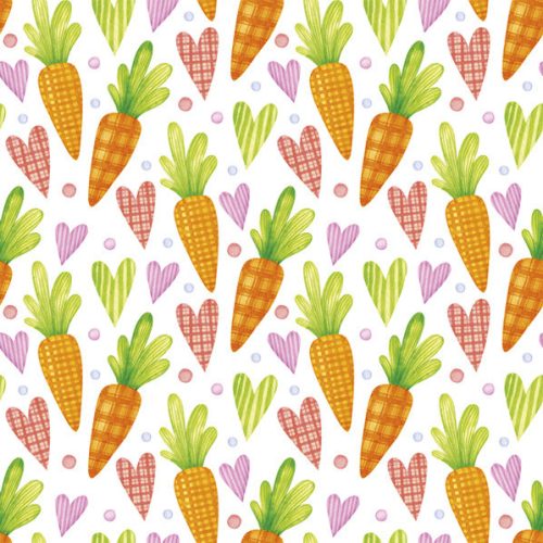 Húsvét Sweet Carrots szalvéta 20 db-os 33x33 cm