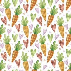 Húsvét Sweet Carrots szalvéta 20 db-os 25x25 cm