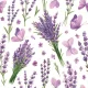 Levendula Violet Butterflies szalvéta 20 db-os 33x33 cm