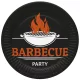 Barbecue Party papírtányér 8 db-os 18 cm