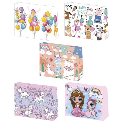 Lányos Special Day papír ajándéktasak, ajándékzacskó 38x29x10 cm