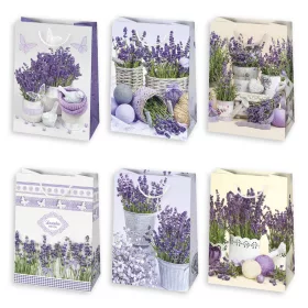   Levendula For You papír ajándéktasak, ajándékzacskó 23x32x11 cm