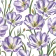 Tulipán Watercolour Violet szalvéta 20 db-os 33x33 cm