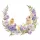 Húsvét Flowers Wreath szalvéta 20 db-os 33x33 cm