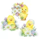 Húsvét Cute Chickens szalvéta 20 db-os 33x33 cm