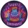 Happy Birthday Neon Cake papírtányér 8 db-os 18 cm